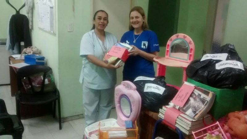 Racing Filial Catamarca visitó el Hospital de Niños