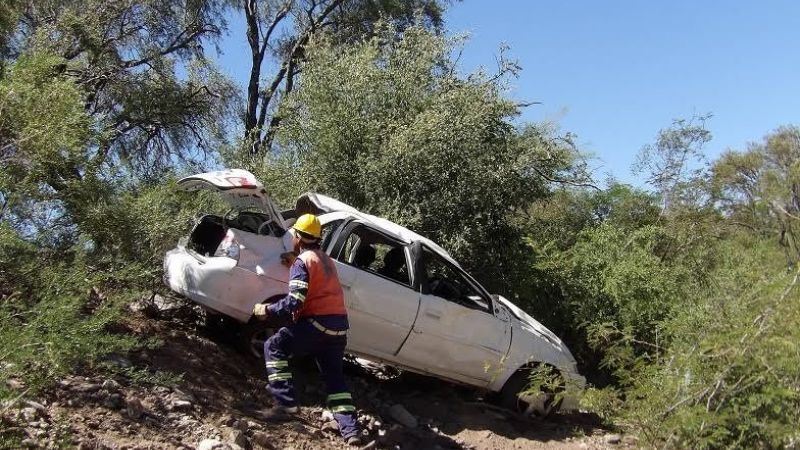 Dos niños murieron en un accidente en la ruta 38