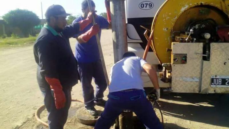 Servicios Públicos realizó trabajos en Recreo