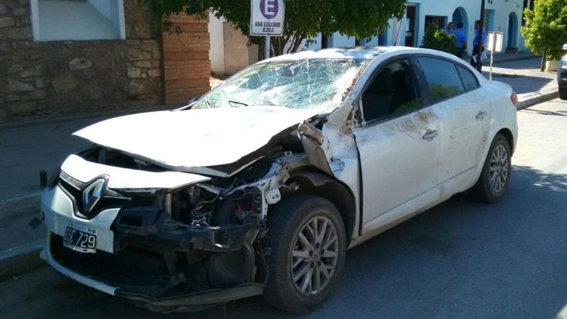 Animales sueltos provocaron accidente en la ruta 157