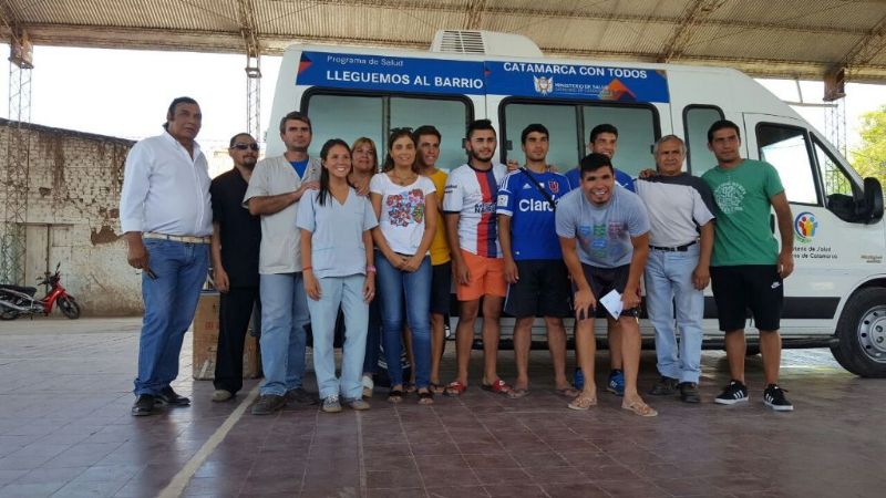 Entregaron protectores bucales y realizaron controles médicos a deportistas