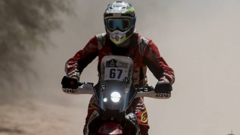 Barreda Bort ganó la 3ra. en motos; el mendocino Caimi está 7mo.