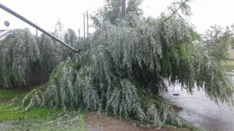 Tormentas y granizo afectaron a localidades del sur tucumano