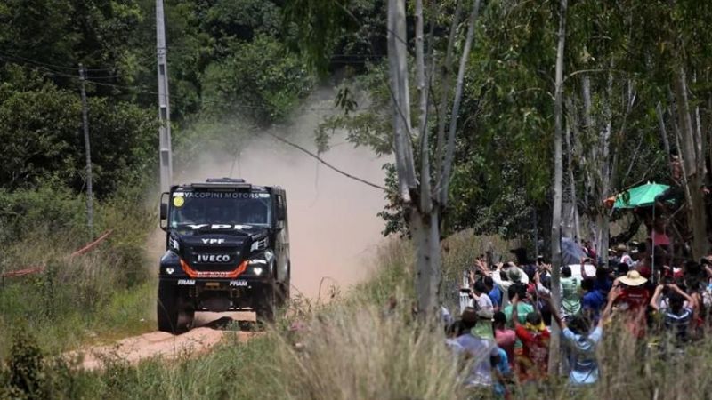 El "Coyote" Villagra está tercero en camiones tras la Etapa 3