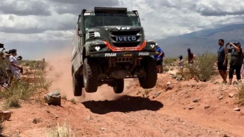 El "Coyote" Villagra está tercero en camiones tras la Etapa 3