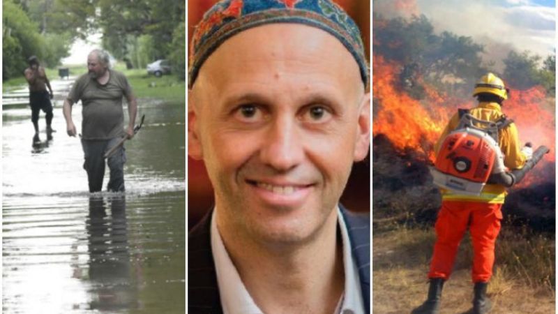 En medio de incendios e inundaciones cuestionan ausencia de Bergman