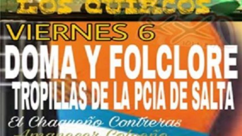Hoy doma y folklore en Chaquiago