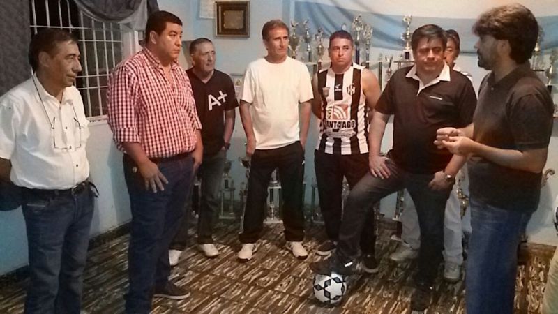 Rivera en el Club Social y Deportivo Gral. Lavalle