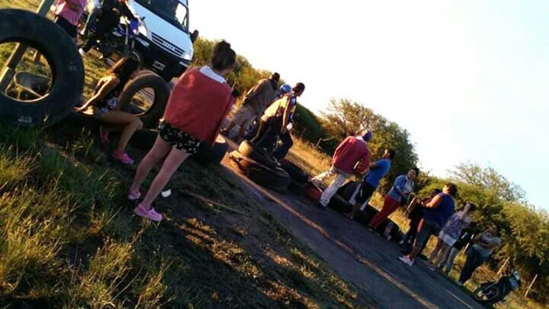 Continúa el Corte de Ruta Provincial N°2