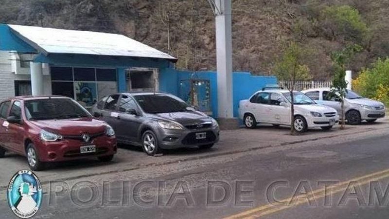 Secuestran 6 rodados en el puesto de Las Rejas