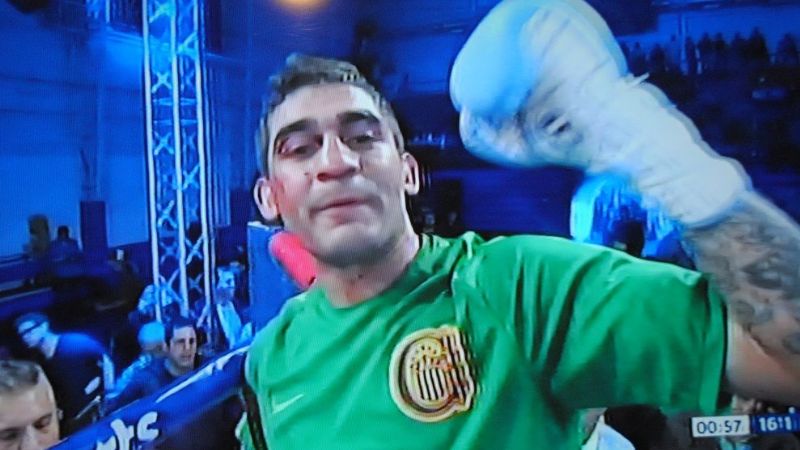 El “Zurdo” repitió su homenaje al “Che” Guevara