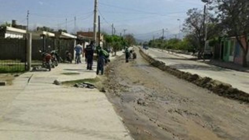 Repavimentación de avenidas en Andalgalá