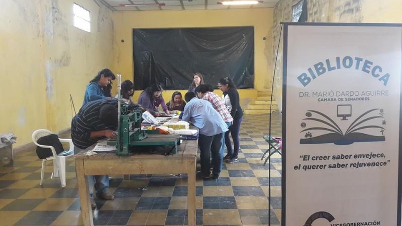 Capacitación en Biblioteca, Archivo y Encuadernación en La Merced
