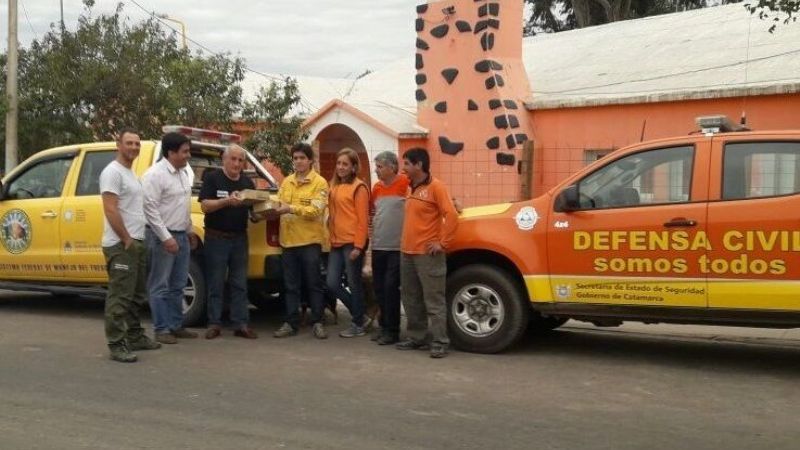 Defensa Civil recibió a funcionario nacional