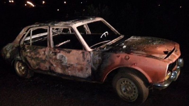 Se incendió un auto en Capayán