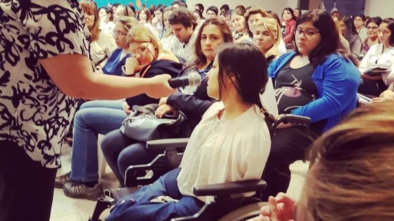 Celeste Moya participó de la charla "Tecnología por la Inclusión"