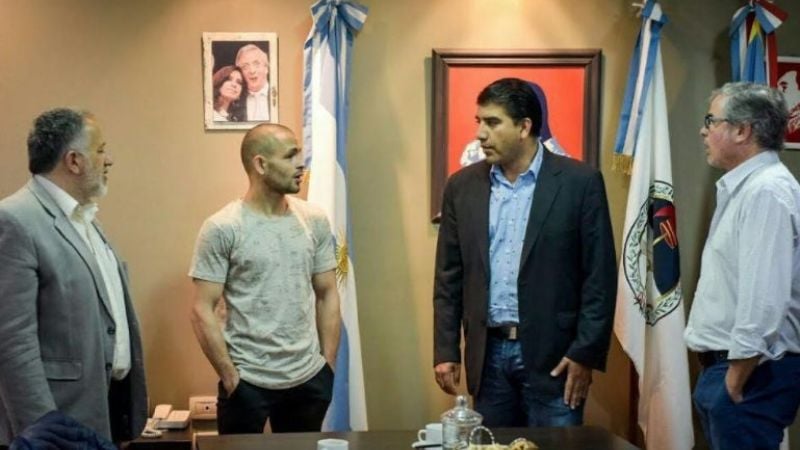 El púgil Lucas Báez destacó el apoyo recibido por la Cámara Alta