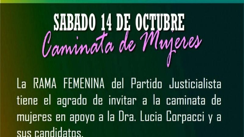 Las mujeres peronistas celebran a las madres