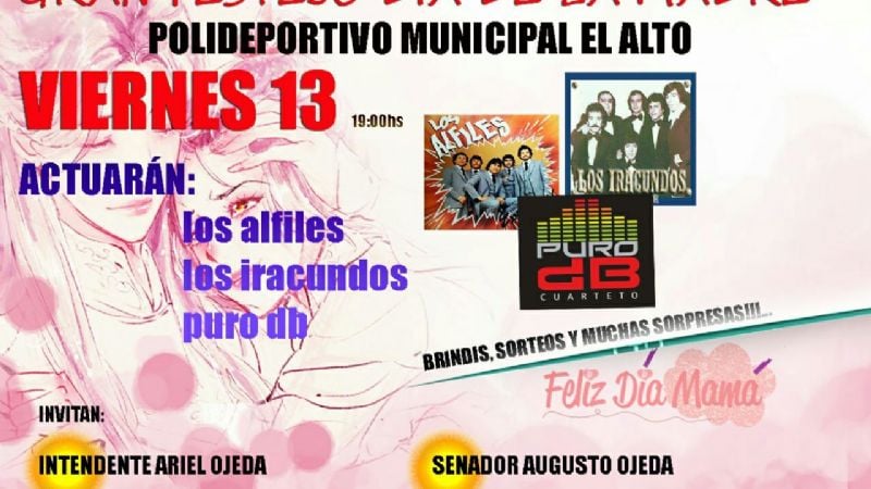 Gran festejo para las madres en El Alto