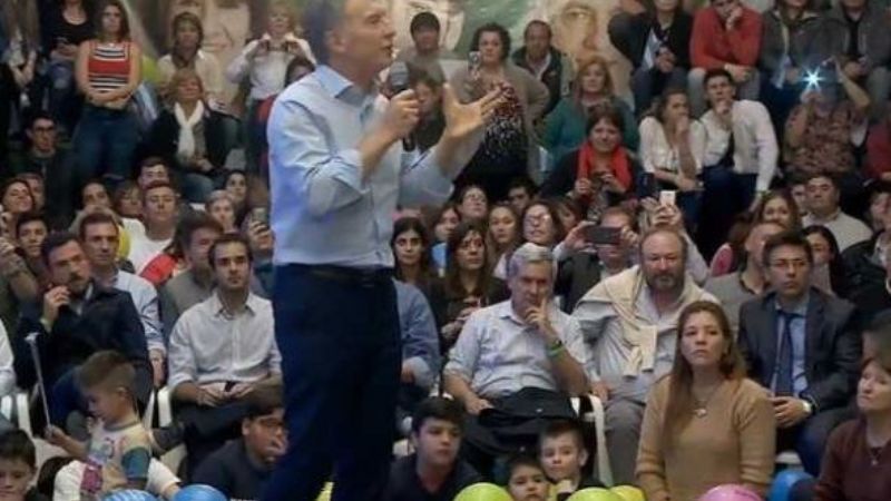Agredieron a Mauricio Macri durante su visita a La Pampa