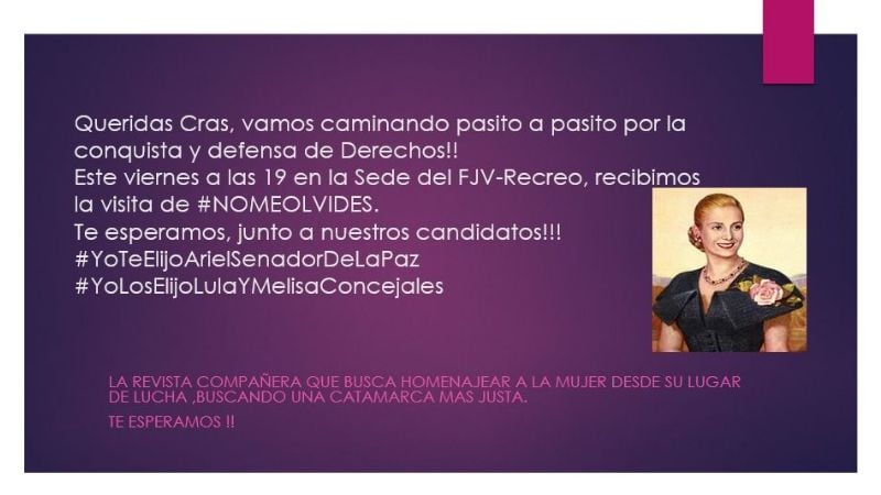 Presentan "No me olvides" en sede del FJPV