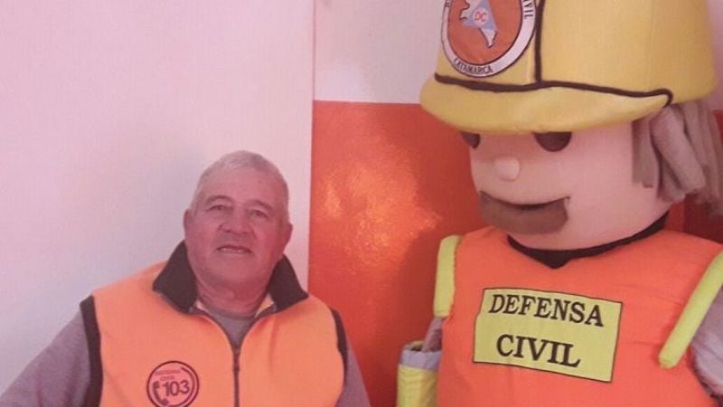 Defensa Civil despidió a “Acero”