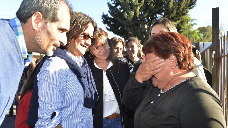 Lucía caminó junto a los candidatos del FJPV en Valle Viejo y Capital
