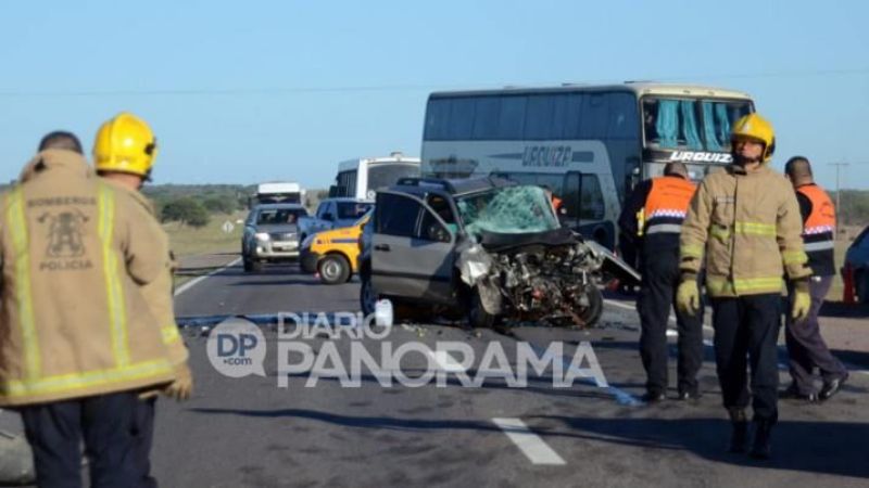 Tres personas murieron en un choque frontal sobre Ruta 9