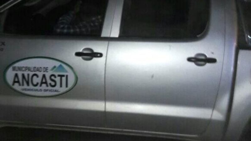 Festival de dádivas en Ancasti, en camionetas de la Municipalidad