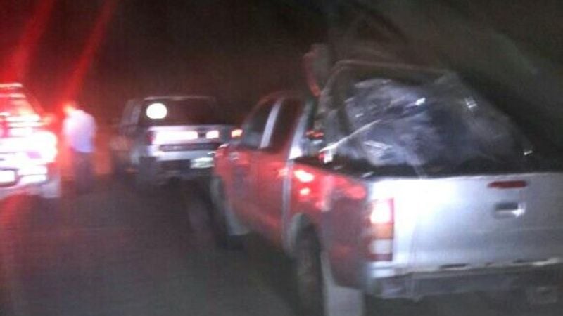 Festival de dádivas en Ancasti, en camionetas de la Municipalidad