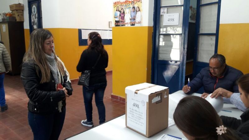 Votó Nancy Córdoba