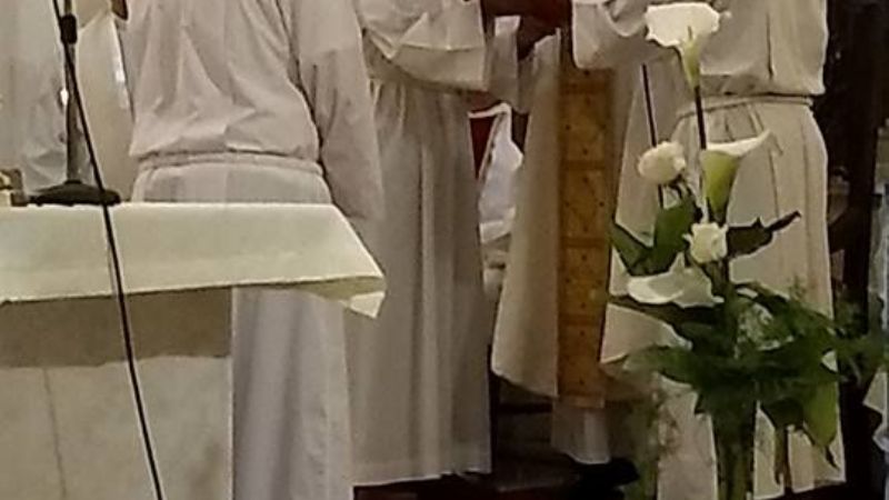 Fue instituido Lector joven seminarista