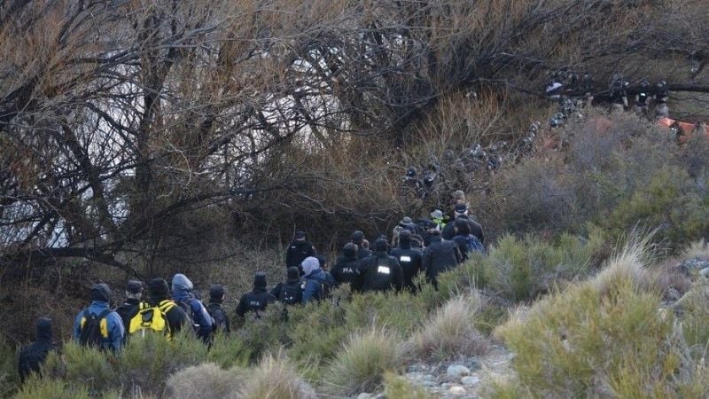 Caso Maldonado: según la fiscalía, el cuerpo fue encontrado "300 metros río arriba"