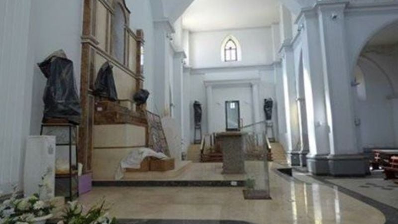 Restauración del altar mayor en San Francisco de Asís