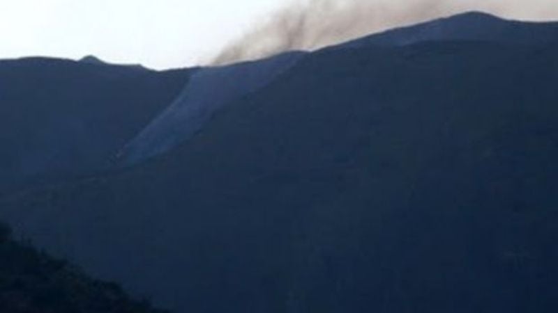 Un incendio afecta a Minas Capillitas