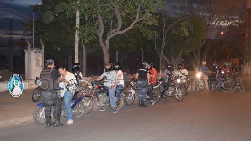 Secuestran 9 vehículos en un control vehicular