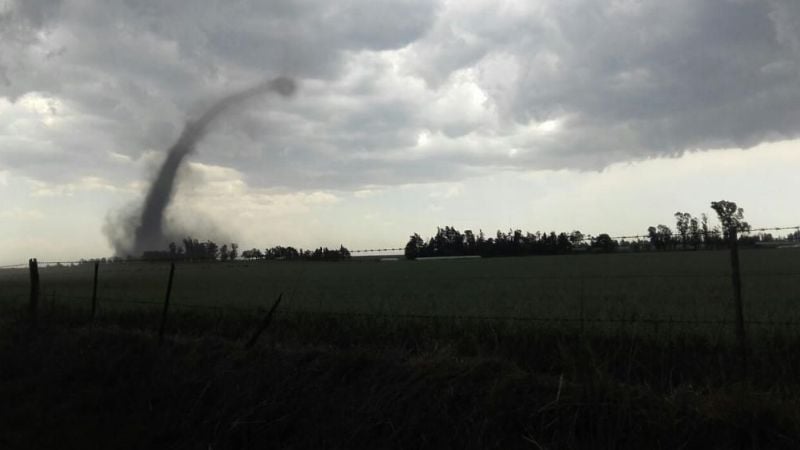 ¿Tornado? Qué es lo que pasó cerca de Río Cuarto