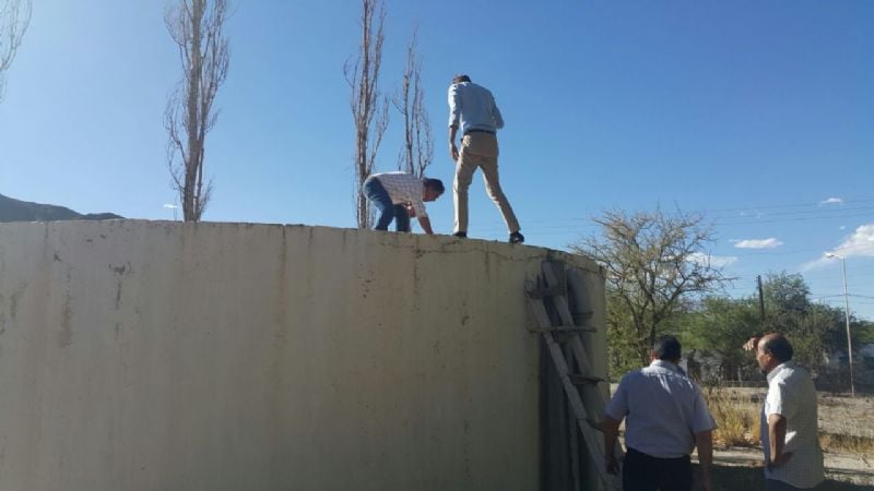La DASI realizó trabajos de limpieza en la cisterna del barrio San Carlos