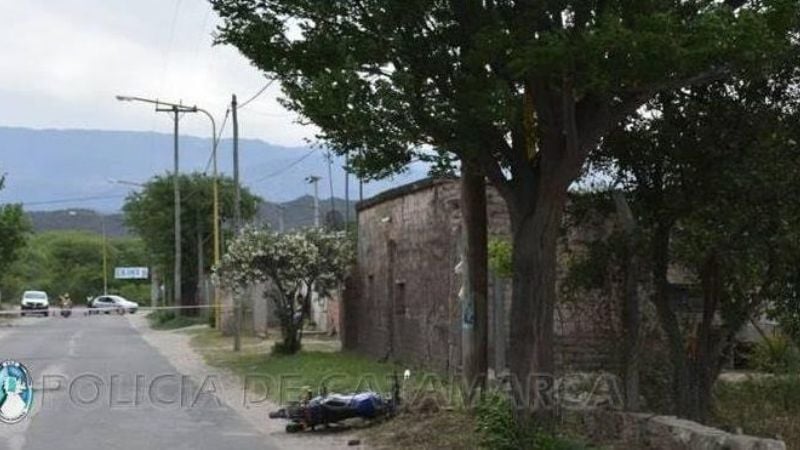 Joven en moto perdió la vida en un accidente en Valle Viejo