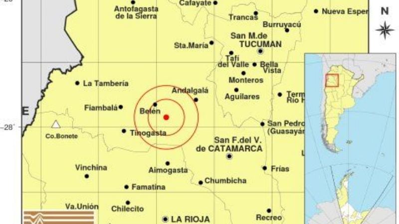 Otro temblor con epicentro en el Oeste