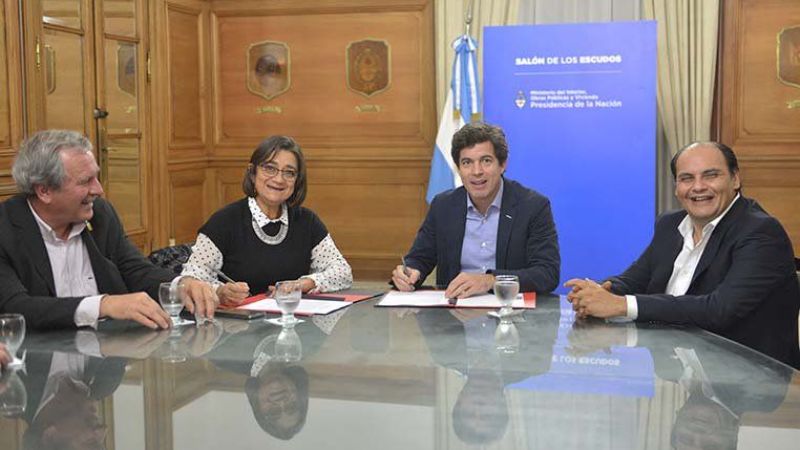 Corpacci anunció la reparación del puente de la ruta 33