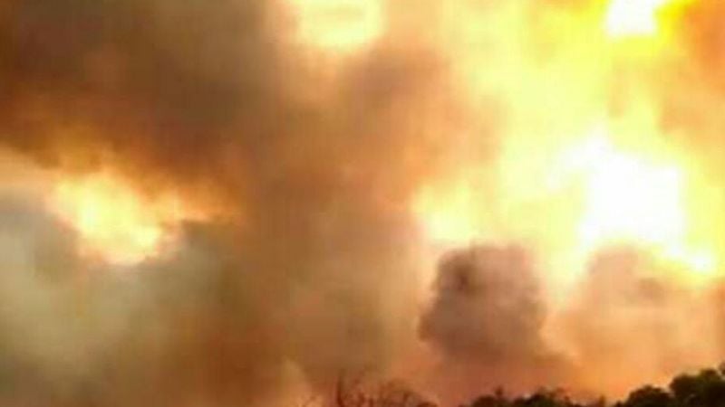 Controlaron incendio en Ambato