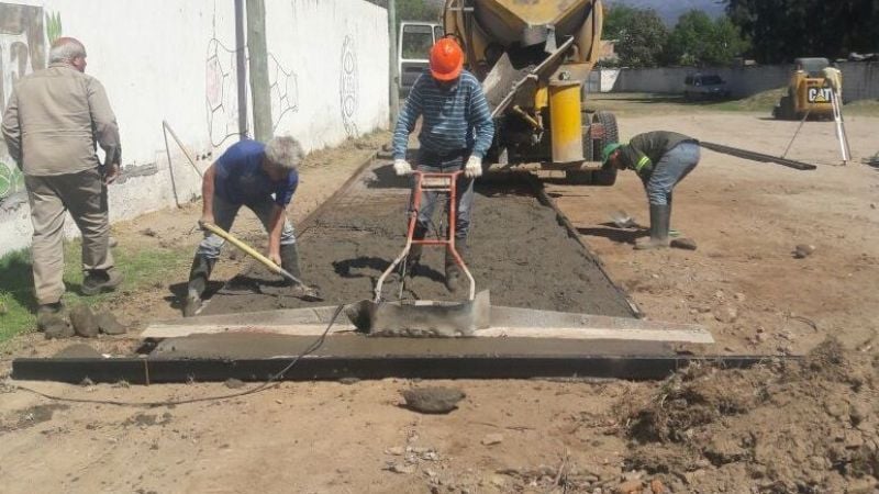 Ejecutan importantes obras en el Club Villa Dolores