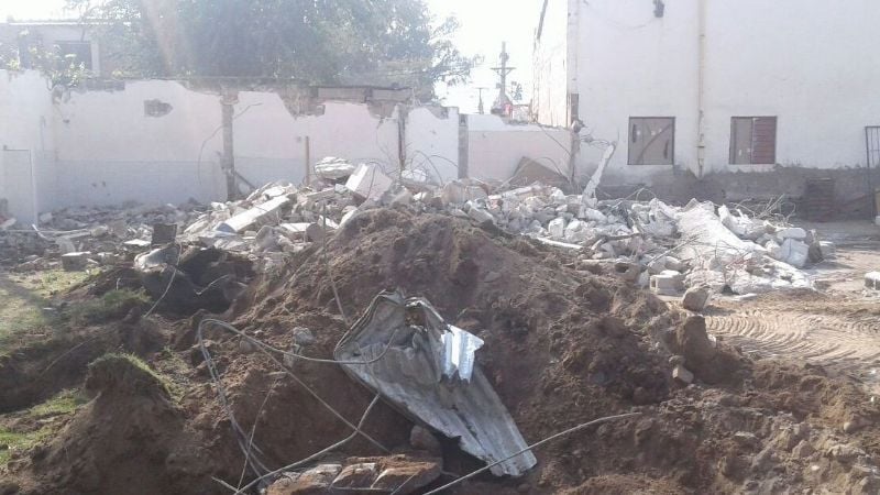 Ejecutan importantes obras en el Club Villa Dolores