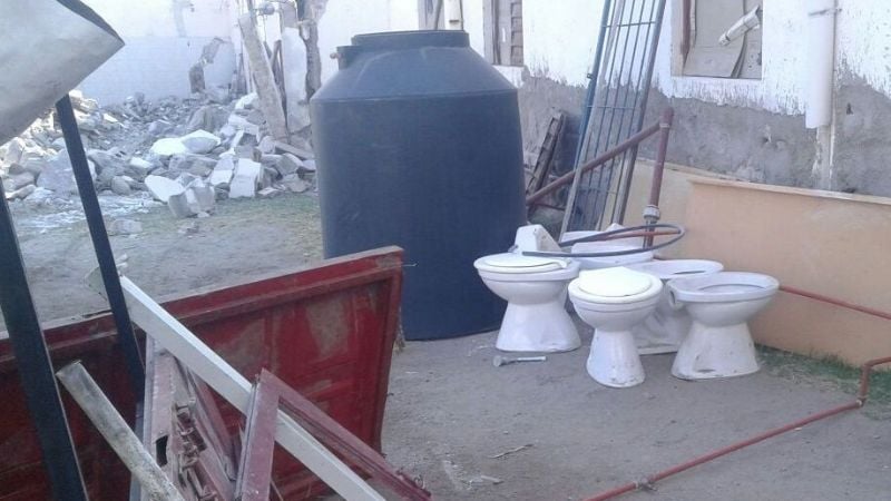 Ejecutan importantes obras en el Club Villa Dolores