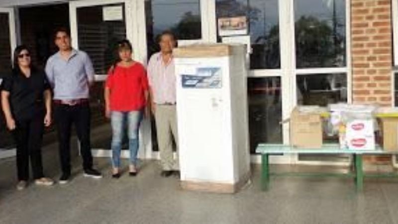 El FJPV de Andalgalá cerró su campaña en el hospital