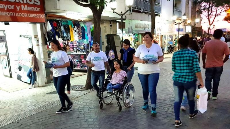 Celeste Moya concientizó sobre la accesibilidad electoral
