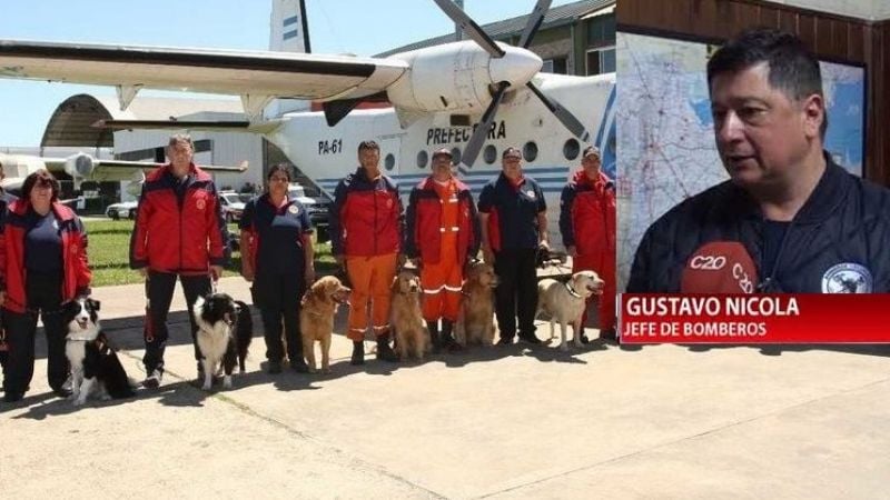 El bombero Nicola desmintió tensiones con los mapuches