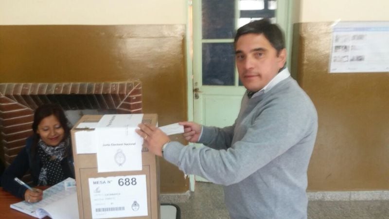Votó Seco Santamarina en El Rodeo