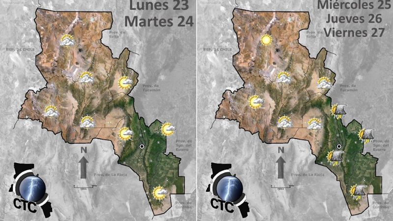 Una semana cálida e inestable a partir del miércoles